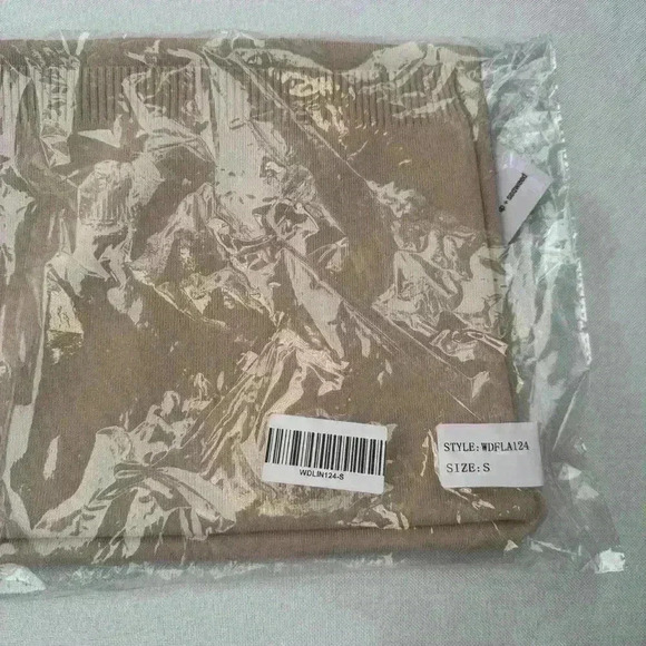 NWT Catnip + Seaweed The Shell Maxi Midi Dress Tan Size S - Picture 6 of 6